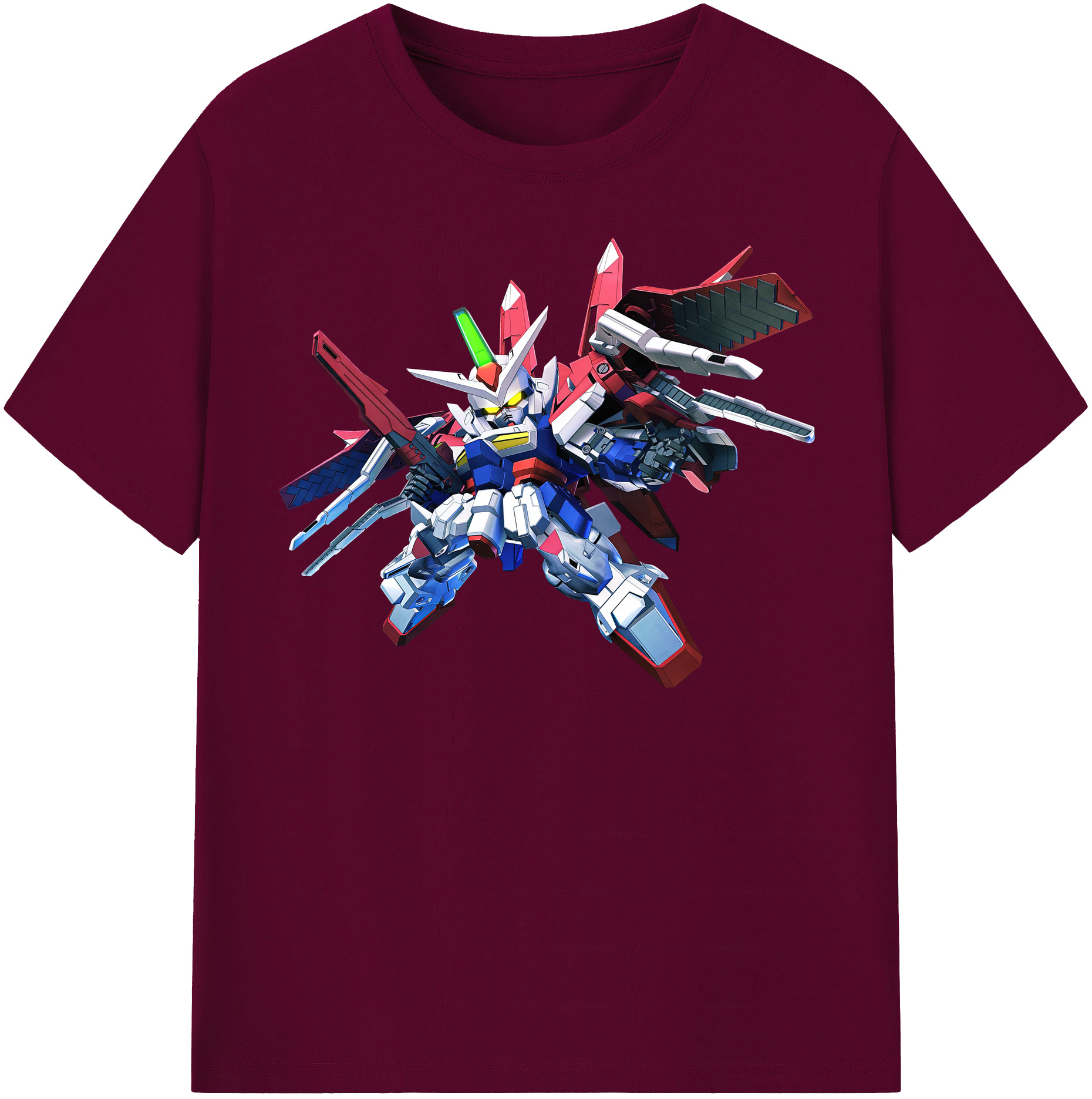 （画像用） 機動戦士ガンダム Mobile Suit Gundam レディースカジュアルプリントTシャツ（綿100％）
